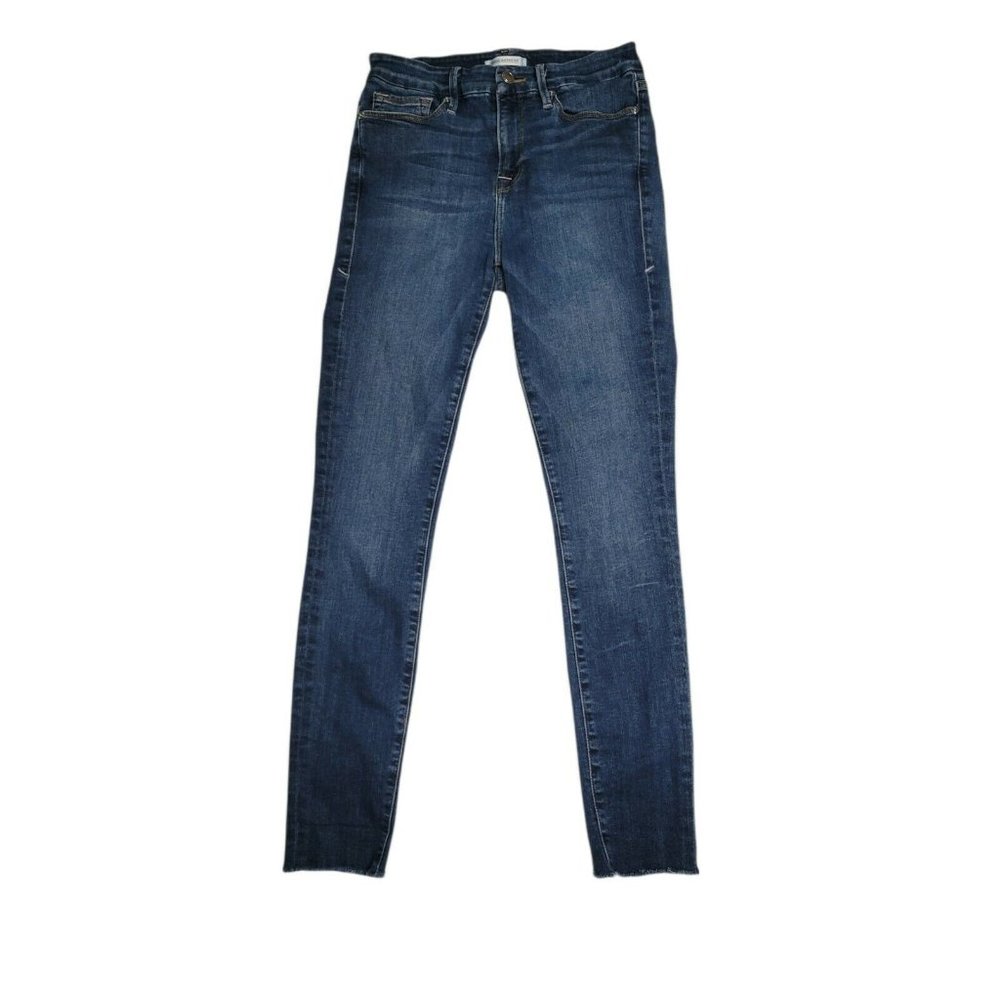 Good American Good Legs Mid-Rise Skinny Jeans - Medium Wash - Size 8/29